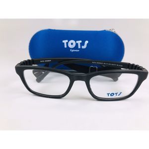 New TOTS Matte Black ENERGY Eyeglasses for KIDS 49mm with Case & Strap